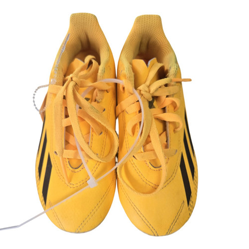 Vist Large View of Product Image Which is Used Adidas Soccer Cleats Yellow Youth 11.0
