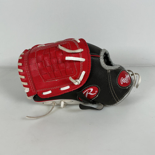 Vist Large View of Product Image Which is Used Rawlings PL10DS5W GLOVE LH Throw Red 10"