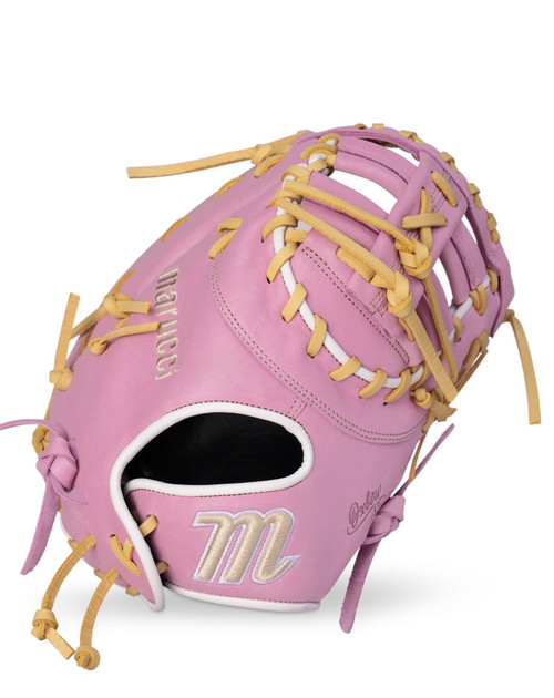 Vist Large View of Product Image Which is New OXBOW 12.5IN RHT 1ST BASE MITT FASTPITCH  PINK