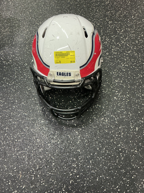 Vist Large View of Product Image Which is Used Riddell SPEEDFLEX FB Helmet Red MD