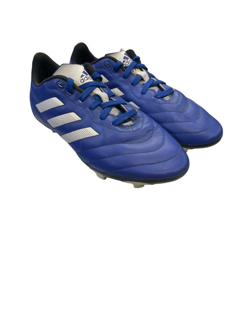 Vist Large View of Product Image Which is Used Adidas Soccer Cleats Navy Blue Junior 03.5