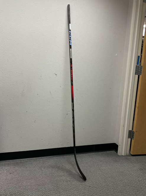 Vist Large View of Product Image Which is Used CCM JETSPEED FT7 PRO Senior One Piece Right Red 75 Flex