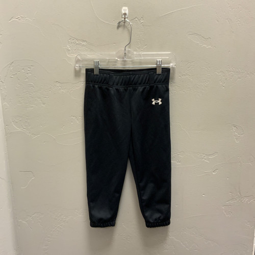 Vist Large View of Product Image Which is Used Under Armour PANT BB/SB Pant Boys Black SM