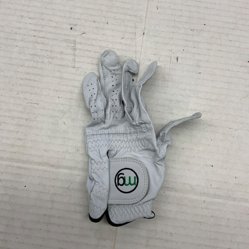 Vist Large View of Product Image Which is Used MG Golf Mens Golf Glove White LG