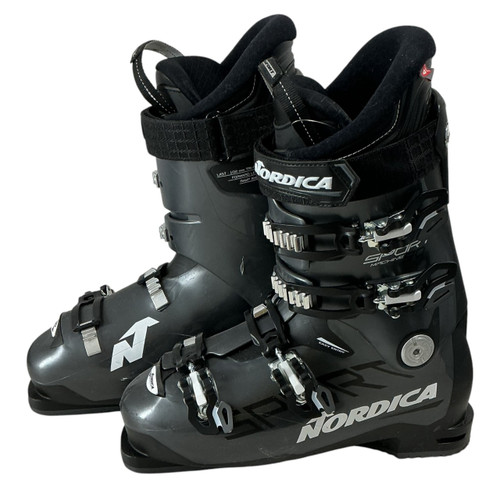 Vist Large View of Product Image Which is Used Nordica 28.5 NORDICA SPORT MACHINE 90 Mens DH Ski Boot Black 285 MP - M10.5 - W11.5