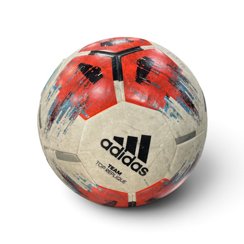 Vist Large View of Product Image Which is Used Adidas SIZE 5 All Size Soccer Ball White/Black/Red 5