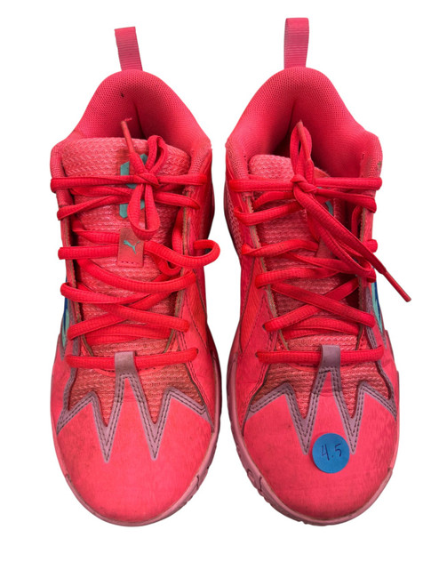 Vist Large View of Product Image Which is USED PUMA BASKETBALL SHOES M PINK JUNIOR 04.5