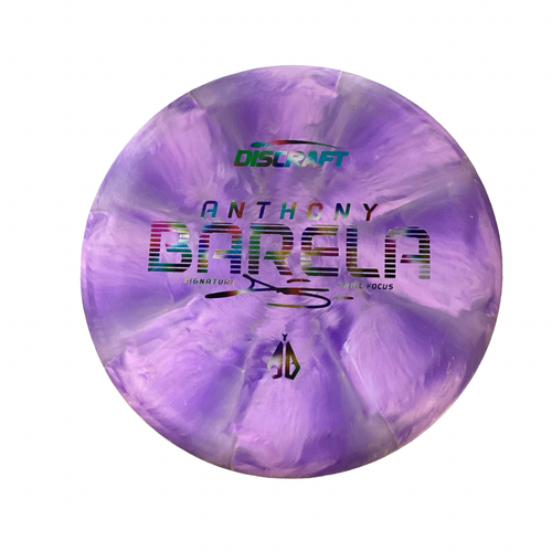 Vist Large View of Product Image Which is Used Discraft ANTHONY BARELA SWIRL FOCUS Disc Golf Putter Purple 173g