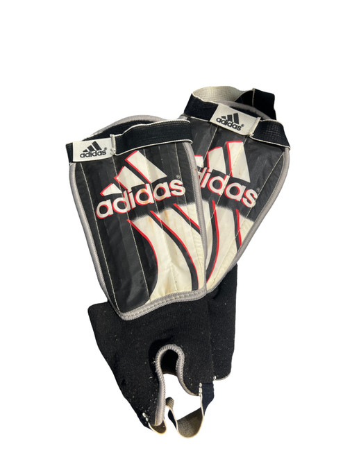 Vist Large View of Product Image Which is Used Adidas Soccer Shin Guards Adult Black MD