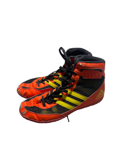 Vist Large View of Product Image Which is Used Adidas Wrestling Shoes Orange Junior 04
