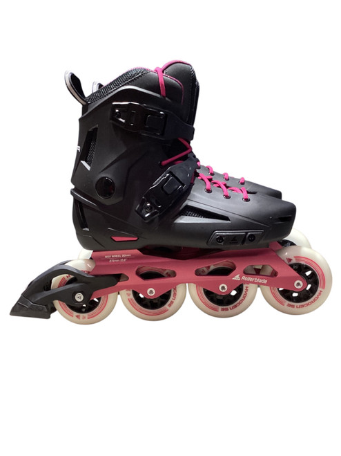 Vist Large View of Product Image Which is Used Rollerblade LIGHTNING 90 Senior Rec Fitness Skates Black Senior 8