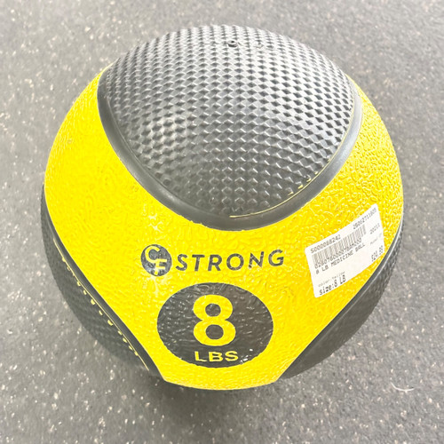 Vist Large View of Product Image Which is Used CF Medicine Ball Yellow 8 lb