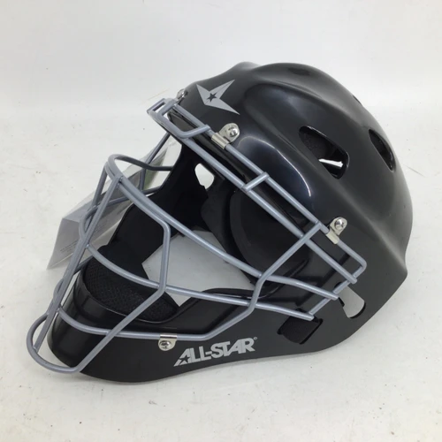 Vist Large View of Product Image Which is Used All-Star TOP STAR LG CATCHERS HELMET Catchers Helmet w/Mask Black LG
