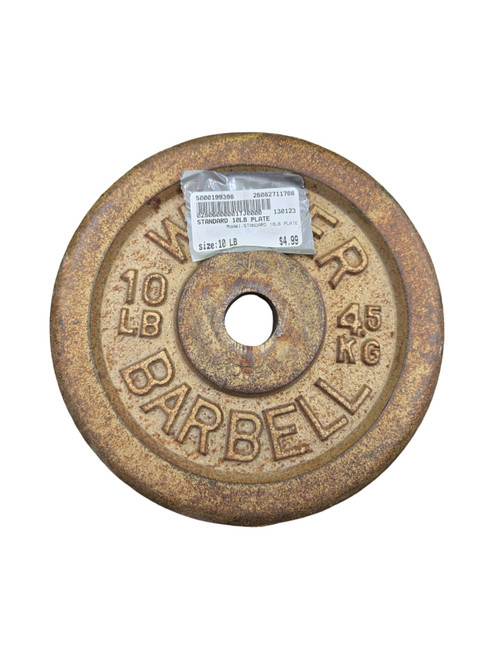 Vist Large View of Product Image Which is Used STANDARD 10LB PLATE Standard Plate (Each) 10 lb