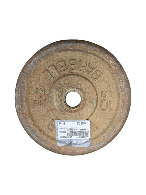 Vist Large View of Product Image Which is Used STANDARD 10LB PLATE Standard Plate (Each) 10 lb