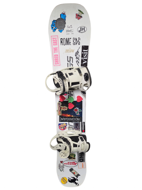 Vist Large View of Product Image Which is Used Burton PROCESS Mens Snowboard Wide 162 cm with Burton Malavita EST Bindings (Size Large)