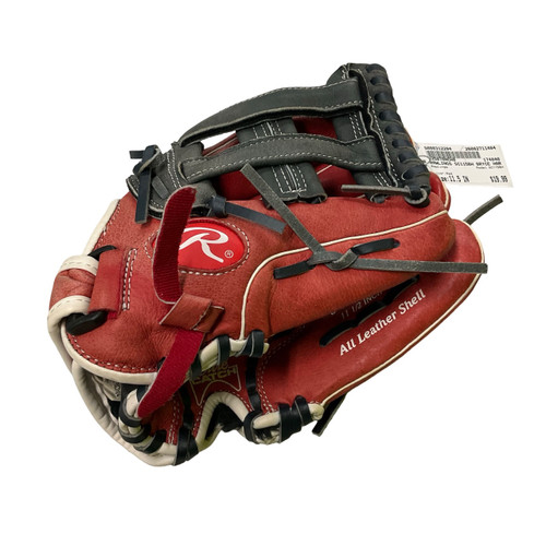Vist Large View of Product Image Which is Used Rawlings SC115BH BB/SB Glove RH Throw Red 11 1/2"