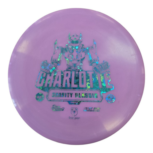 Vist Large View of Product Image Which is Used Discraft BIG Z BUZZZ Disc Golf Mid Range Purple 180g