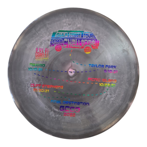 Vist Large View of Product Image Which is Used Discraft ESP ZONE Disc Golf Putter Grey 176g
