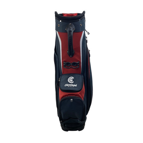 Vist Large View of Product Image Which is Used Cleveland CART BAG RED/GREY/BLACK Mens Cart Bag Red
