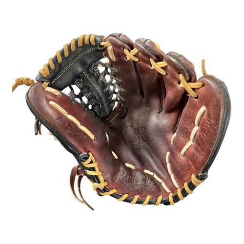 Vist Large View of Product Image Which is Used Rawlings GG204L BB/SB Glove RH Throw Brown 11 1/2"