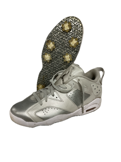 Vist Large View of Product Image Which is Used Nike AIR JORDAN 6 RETRO Mens Golf Shoes Grey Senior 10