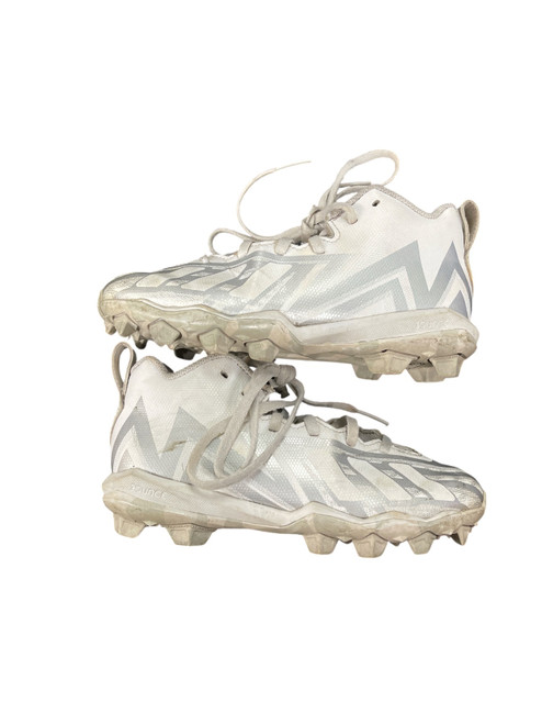 Vist Large View of Product Image Which is Used Adidas Jr FB Cleats White Junior 01