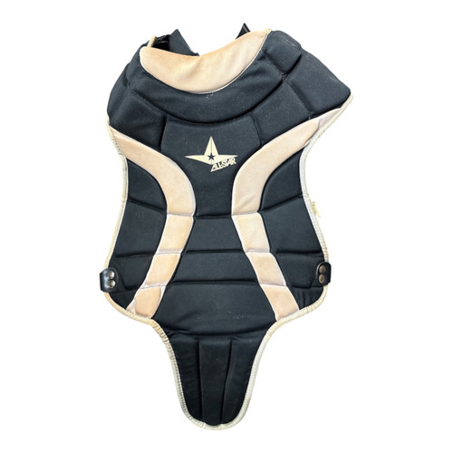 Vist Large View of Product Image Which is Used All-Star CHEST PROTECTOR Catchers Chest Protector Black Junior