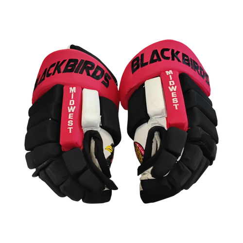 Vist Large View of Product Image Which is Used MIDWEST BLACKBIRDS Senior Gloves Black 15"