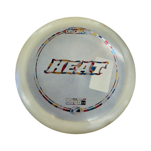 Vist Large View of Product Image Which is Used Discraft HEAT Z LINE Disc Golf Driver White