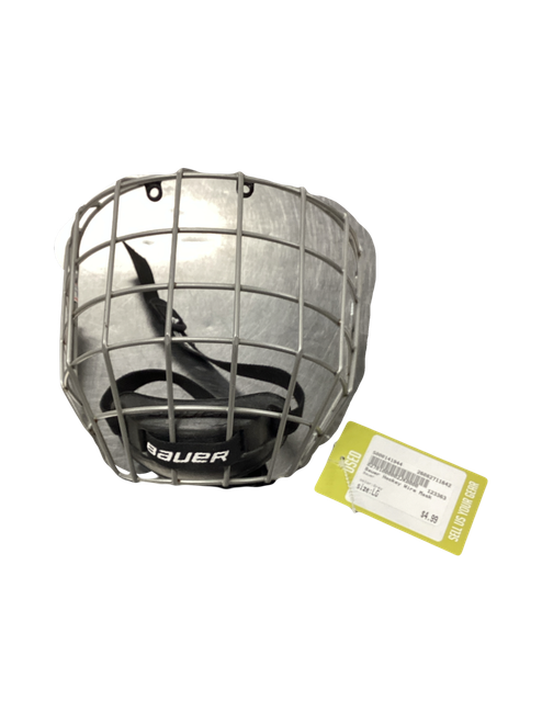Vist Large View of Product Image Which is Used Bauer Hockey Wire Mask Grey LG