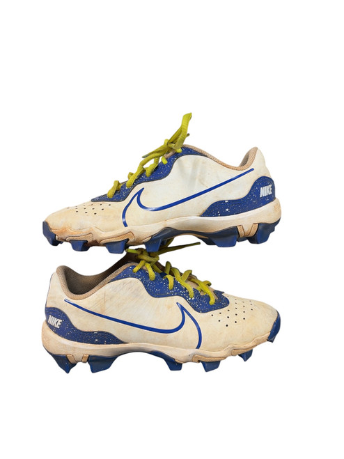 Vist Large View of Product Image Which is Used Nike CLEATS BB/SB Cleats White Junior 03.5