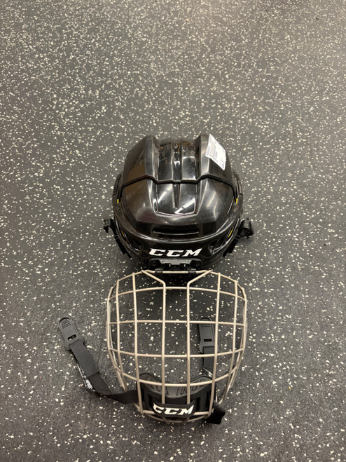 Vist Large View of Product Image Which is Used CCM EXPIRED Helmet Cage Combo Black One Size