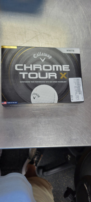 Vist Large View of Product Image Which is Callaway NEW CHROME TOUR X 12 Pack - Golf Balls