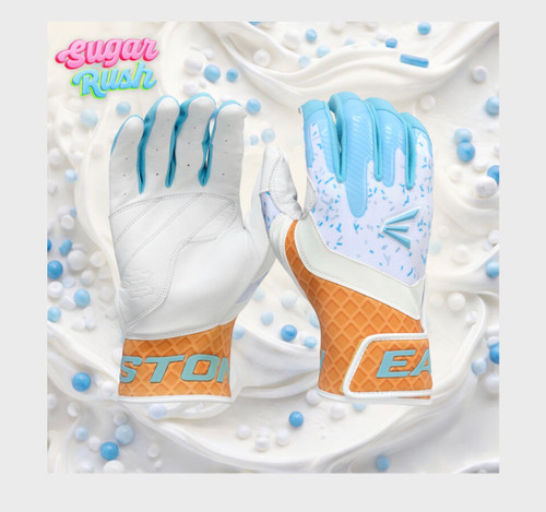 Vist Large View of Product Image Which is New YOUTH SUGAR RUSH BLUE WALK OFF ETHOS BATTING GLOVES