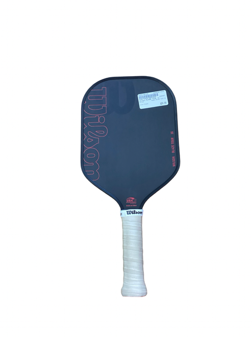 Vist Large View of Product Image Which is Used Wilson BLAZE TOUR 16 Pickleball Racquet Black