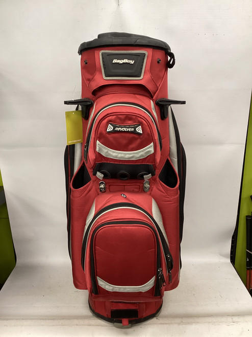 Vist Large View of Product Image Which is Used Bag Boy REVOLVER 14 SLOT BAG Mens Cart Bag Red