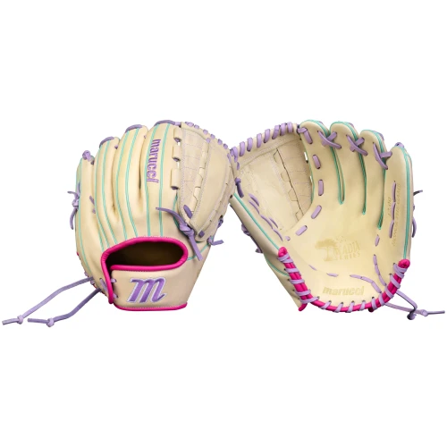 Vist Large View of Product Image Which is New Marucci ACADIA 45K9FP DUAL HINGE RH Throw Fastpitch Gloves None 12"