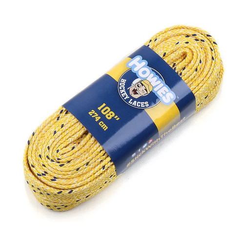 Vist Large View of Product Image Which is Howies Cloth Hockey Laces, Yellow