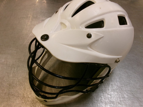 Vist Large View of Product Image Which is Used Cascade CPX Lacrosse Helmet White SM