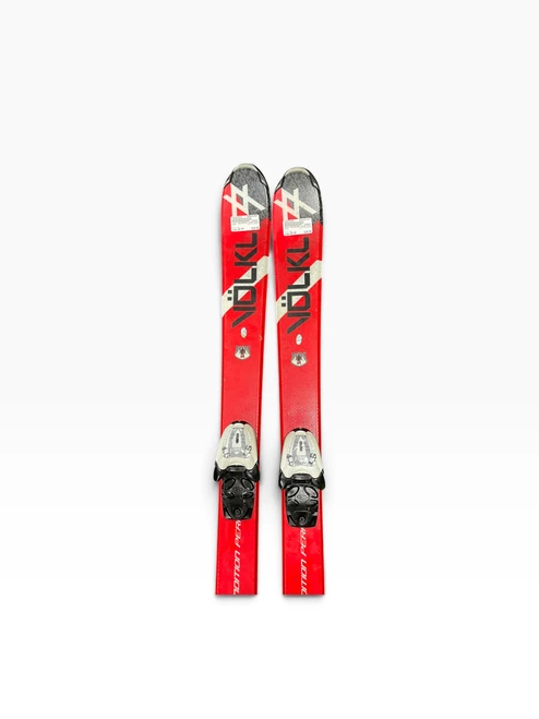 Vist Large View of Product Image Which is Used Volkl UNLIMITED Boys DH Ski/Binding Red 130 cm
