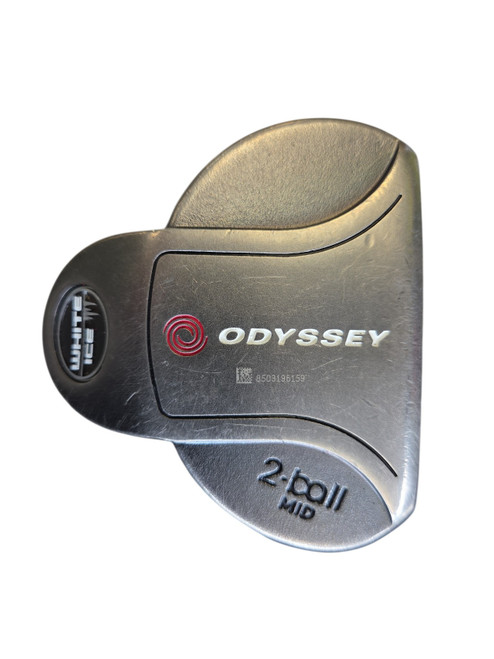 Vist Large View of Product Image Which is Used Odyssey WHITE ICE 2-BALL MID Mens Putter RH