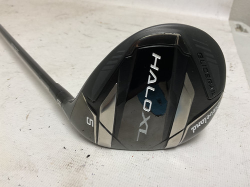 Vist Large View of Product Image Which is Used Cleveland HALO XL Mens Fairway Wood RH Black 5 Wood
