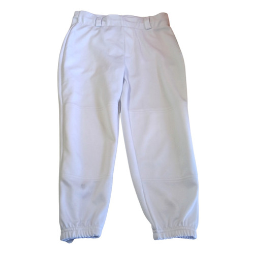 Vist Large View of Product Image Which is Used Easton WHITE CLOSED BOTTOM BB/SB Pant Boys White LG