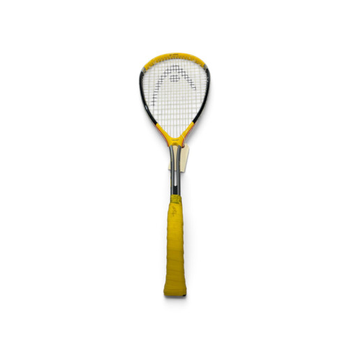 Vist Large View of Product Image Which is Used Head Magnesium 1000 210 Adult Squash Racquet Yellow, full view