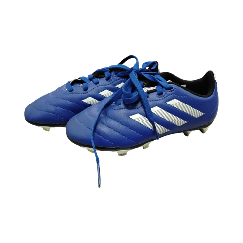 Vist Large View of Product Image Which is Used Adidas Soccer Cleats Royal Blue Youth 12.0