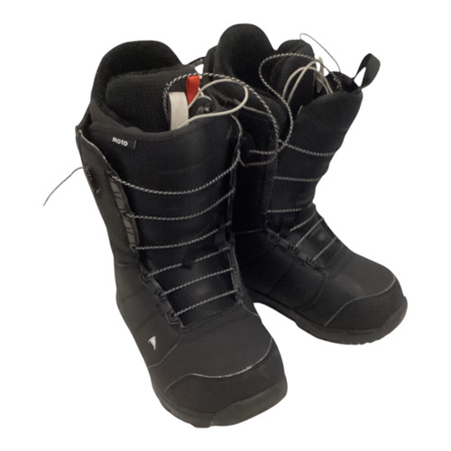 Vist Large View of Product Image Which is Used Burton MOTO Mens Snowboard Boots Black Senior 9.5