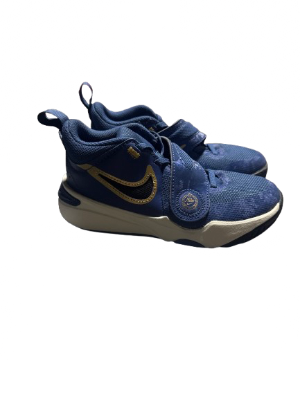Vist Large View of Product Image Which is Used Nike BASKETBALL YTH 13.5 Basketball Shoes Y Royal Blue Youth 13.5