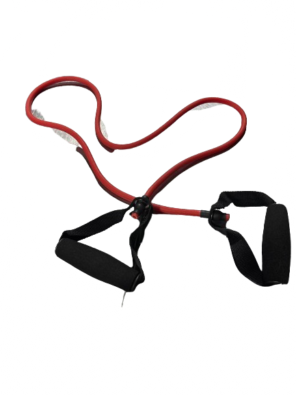 Vist Large View of Product Image Which is Used RESISTANCE TUBE WITH HANDLE Resistance Tube Red Heavy