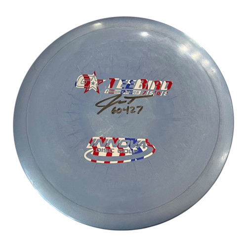Vist Large View of Product Image Which is Used Innova TEE BIRD Disc Golf Driver Grey 172g